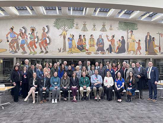 Hike The HillⓇ Attendees with National Park Service Leadership